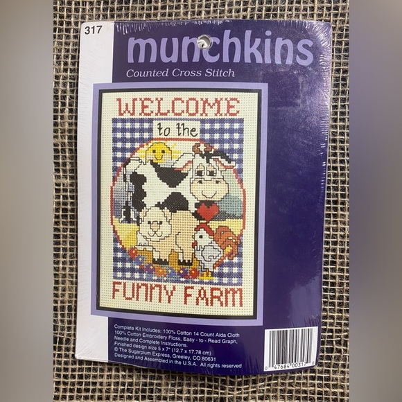 Cross Stitch Lot 8 Kits And 4 Wooden Hearts (Easter kit no thread) New Vintage - Picture 2 of 11